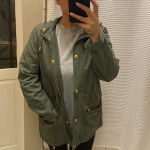 Olive green utility jacket!